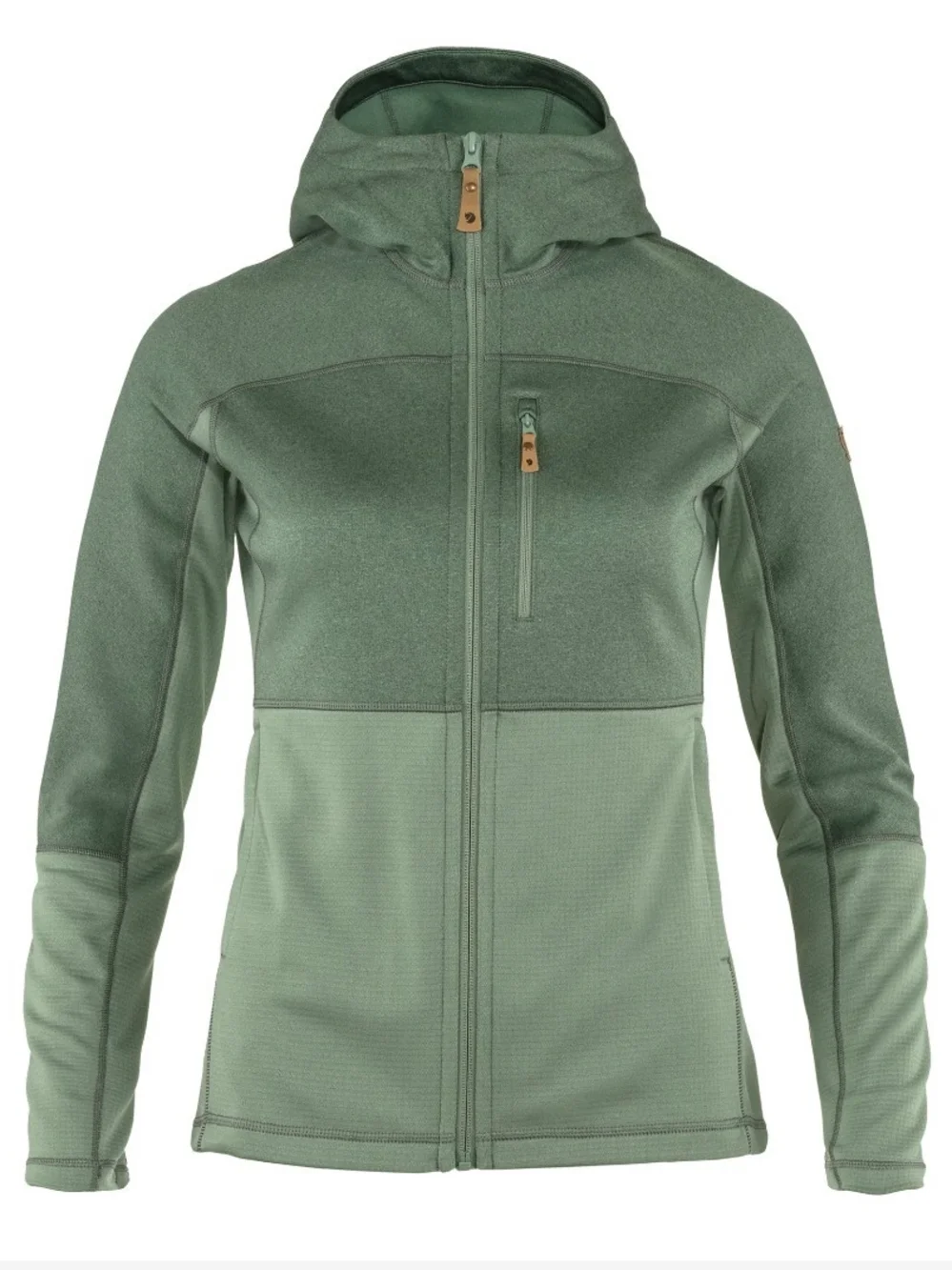 Fjallraven Women's Abisko Trail Fleece, Patina Green, XL (or looser Medium) - Picture 1 of 11